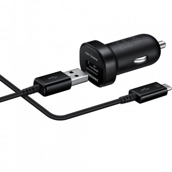 Incarcator Auto Rapid Samsung Mini, 2 A, cablu Micro-USB, Black