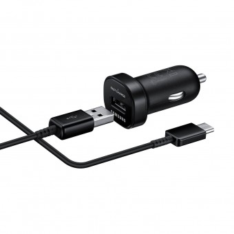 Incarcator Auto Rapid Samsung Mini, 2 A, cablu USB Type-C, Black