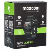 Bratara fitness MaxCom FW22 Classic Sport, bratara silicon, Black