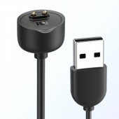 Cablu incarcare USB pentru Bratara fitness Xiaomi Mi Band 5, magnetic, Negru
