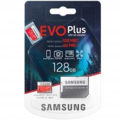 Card de memorie Samsung MicroSDXC EVO Plus (2020), 128GB, Class 10, UHS-1 + Adaptor