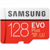 Card de memorie Samsung MicroSDXC EVO Plus (2020), 128GB, Class 10, UHS-1 + Adaptor