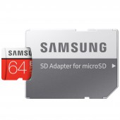 Card de memorie Samsung MicroSDXC EVO Plus (2020), 64GB, Class 10, UHS-1 + Adaptor