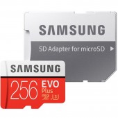 Card de memorie Samsung MicroSDXC EVO Plus, 256GB, Class 10, UHS-1 + Adaptor