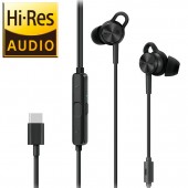 Casca cu fir stereo Huawei CM-Q3, conector USB Type-C, suport Hi-Res, Active Noise Cancelation, Black