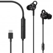 Casca cu fir stereo Huawei CM-Q3, conector USB Type-C, suport Hi-Res, Active Noise Cancelation, Black