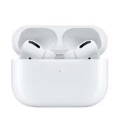 Casti Bluetooth Stereo Apple AirPods Pro, ANC, carcasa cu incarcare wireless, White