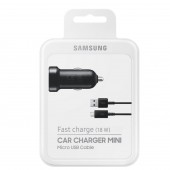 Incarcator Auto Rapid Samsung Mini, 2 A, cablu Micro-USB, Black