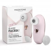 Perie electrica Magnitone BareFaced 2 pentru curatare si tonifiere faciala, Roz