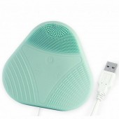 Perie electrica Magnitone XOXO Micro-Sonic pentru curatare si masaj facial, MX01G Green