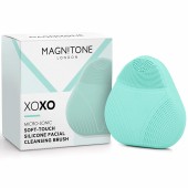 Perie electrica Magnitone XOXO Micro-Sonic pentru curatare si masaj facial, MX01G Green