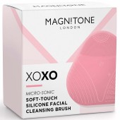 Perie electrica Magnitone XOXO Micro-Sonic pentru curatare si masaj facial, MX01P Pink