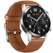 Smartwatch Huawei  GT 2 (B19V), 46 mm, Classic Edition, Leather Strap – Pebble Brown