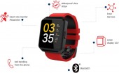 Smartwatch MaxCom FitGo FW15 Square, bratara silicon – Red