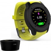 Smartwatch MaxCom FitGo FW17 Power, GPS, Titanium Lemon